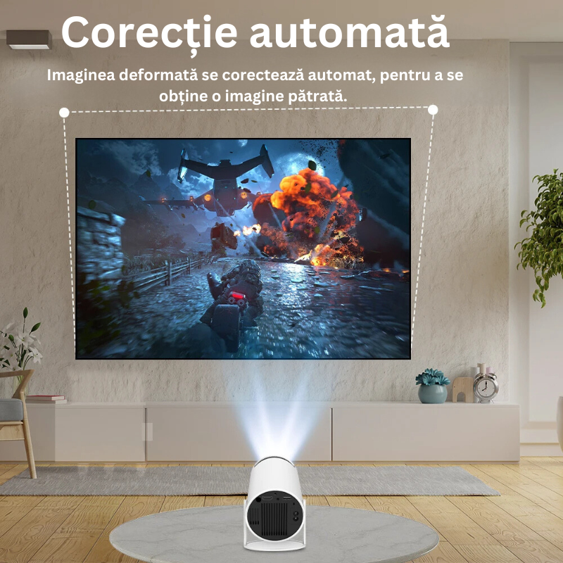 Proiector Mini-Televizor 4K ULTRA HD