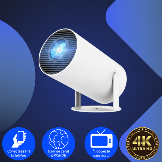 Proiector Mini-Televizor  4K ULTRA HD